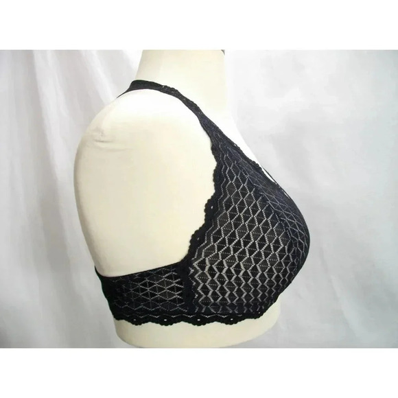 MEDIUM b.tempt'd 910238 by Wacoal Love Triangle Lace‎ Bralette Black NWT - Picture 5 of 6